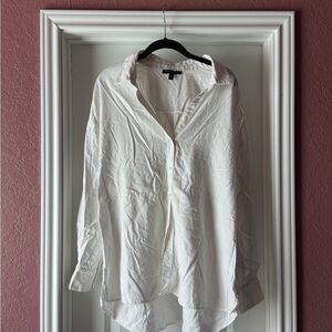 Banana Republic Cream Button-Up Shirt